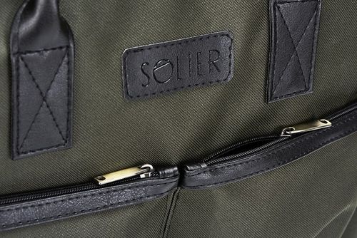 Męska torba na laptopa Solier Limerick khaki na Arena.pl