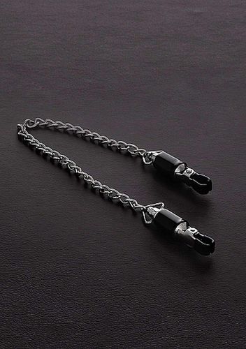 barrel tit clamps with chain (pair) na Arena.pl