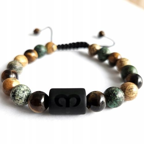 Bransoletka męska, znak zodiaku BARAN, REGULOWANA 17-24cm, Versatile na Arena.pl