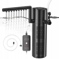 5W1 FILTR WEWNĘTRZNY Z Wbudowaną LAMPĄ UV 800L/H 300L z UVC 6W