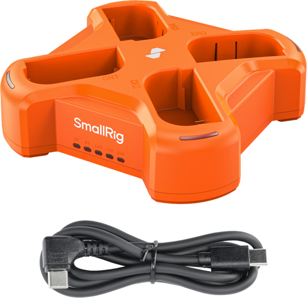 Smallrig 4838 Ładowarka 4-kanałowa do akumulatorów LP-E6NH zdjęcie 5