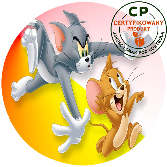 Opłatek na tort Tom i Jerry zdjęcie 1