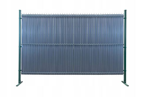 Panel osłonowy do ogrodzenia w kolorze stalowym na Arena.pl