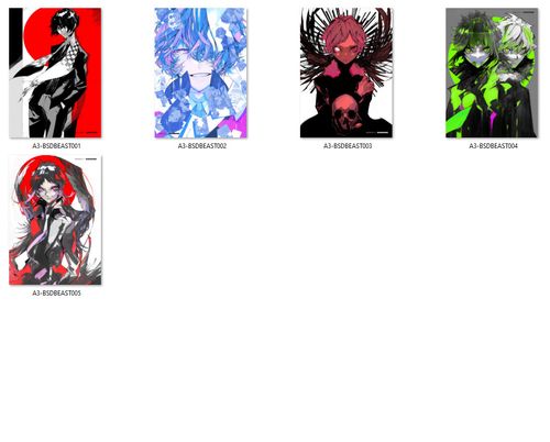 Plakat A3 Bungou Stray Dogs BEAST DO WYBORU na Arena.pl