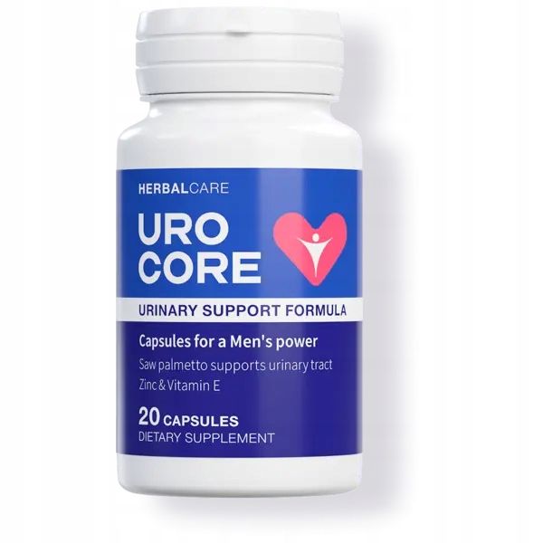 Urocore 20 pcs L-arginina Cynk zdjęcie 1