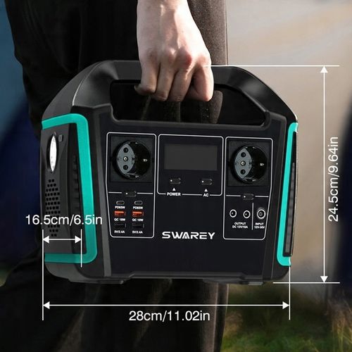 STACJA ZASILANIA SWAREY 725.76Wh Solar GENERATOR TYPE-C QC3.0 na Arena.pl