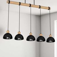 Czarna lampa wisząca ERIK MLP7227 Milagro skandynawska czarna