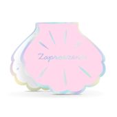 Zaproszenia urodzinowe Ocean muszelka, 6 szt.