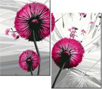 80CM 70CM 2 ELEME OBRAZ RAMA DMUCHAWCE AMARANCIE DRUK ŚCIENNY PŁÓTNO