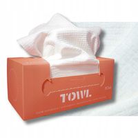 JEDNORAZOWE RĘCZNIKI DO TWARZY 80 szt. - TOWL WAFFLE
