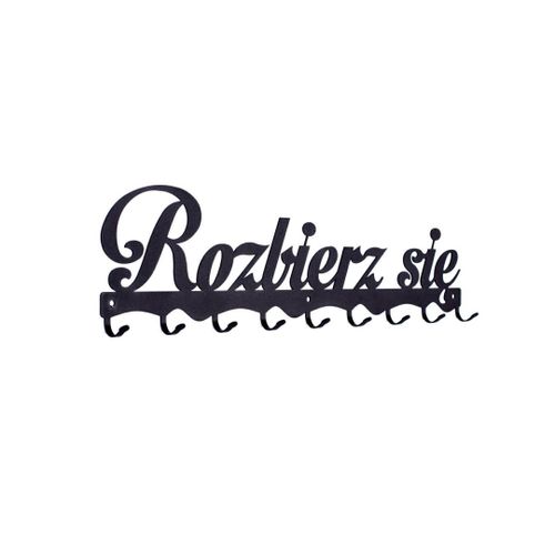 Wieszak ścienny Rozbierz się czarny na Arena.pl