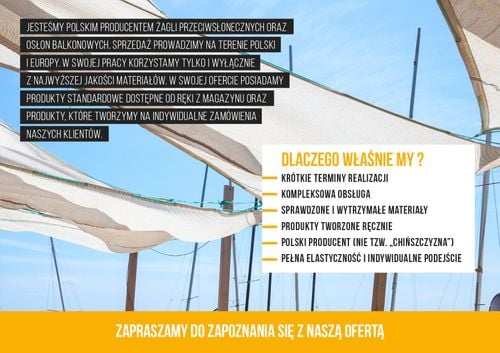 ŻAGIEL PRZECIWSŁONECZNY ZACIENIACZ OGRODOWY BIAŁY EKONOMICZNY 5X4,2 na Arena.pl