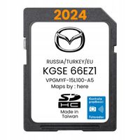 Mapa do nawigacji Europa Mazda 2 3 6 CX-3 CX-5 CX-9 MX-5 KGSE66EZ1 NOWOŚĆ