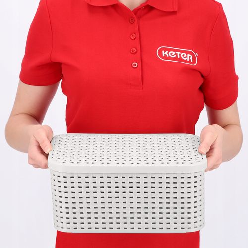 Curver Koszyk Pudełko Z Pokrywką Pojemnik 6L na Arena.pl