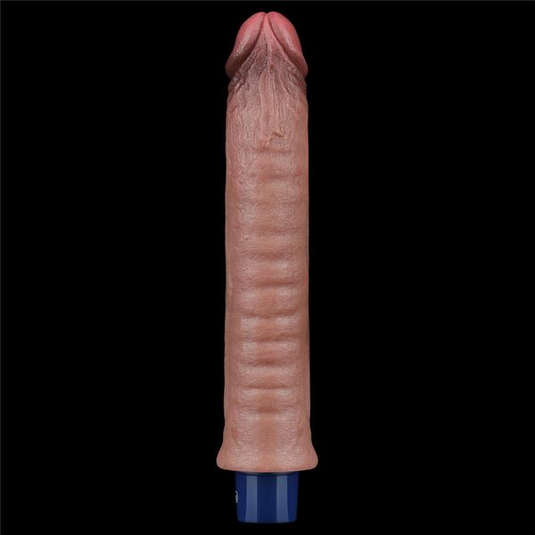 9.5" Real Softee Rechargeable Silicone Vibrating Dildo zdjęcie 6