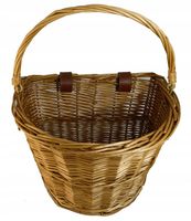 Koszyk rowerowy z wikliny kosz wiklinowy na rower prosty montaż przód