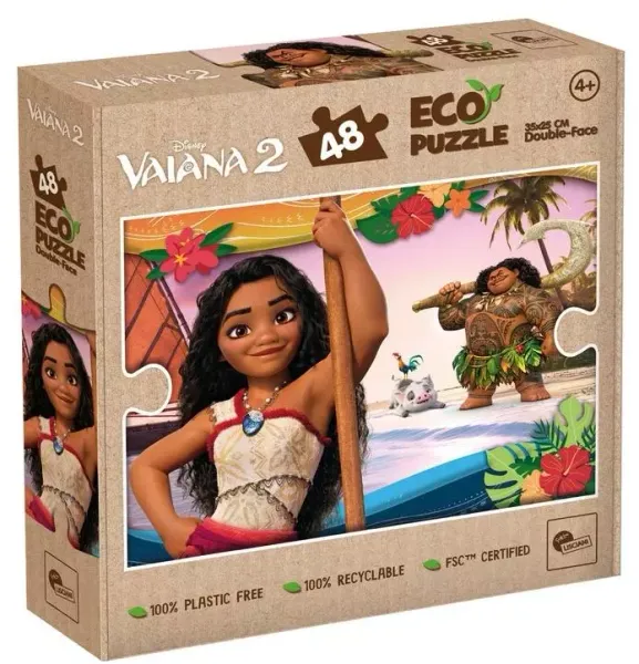 Puzzle 48 Vaiana 2 Eko dwustronne zdjęcie 1