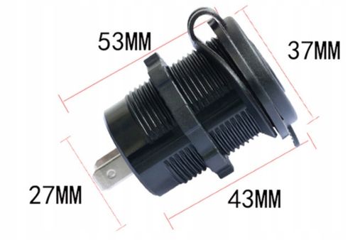ŁADOWARKA SAMOCHODOWA 2xUSB QC3.0 WOLTOMIERZ DOTYK na Arena.pl