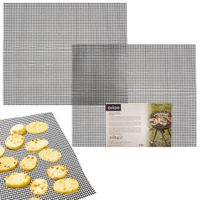 Mata do pieczenia teflonowa czarna 40x33 cm 2 szt.