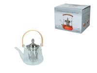 Czajnik szklany z sitkiem wzór 4