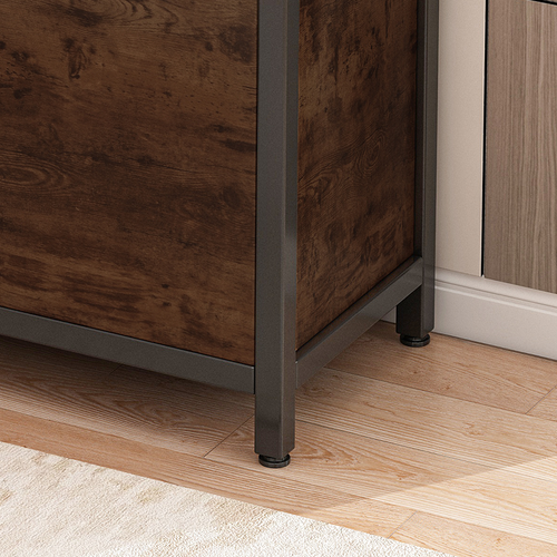 SZAFKA NA BUTY POJEMNA Z SIEDZISKIEM SCHOWEK PÓŁKA OTWIERANA DREWNO RETRO na Arena.pl