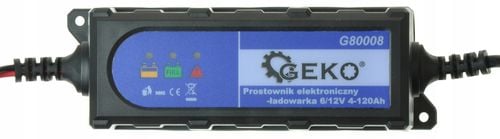 PROSTOWNIK ŁADOWARKA DO AKUMULATORA 6-12V LED 4,2A na Arena.pl