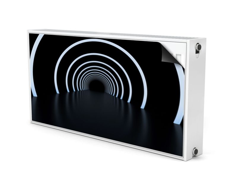 Osłona MAGNETYCZNA Na Kaloryfer Abstrakcyjny Tunel Efekt 3D 120cm x 60cm zdjęcie 2