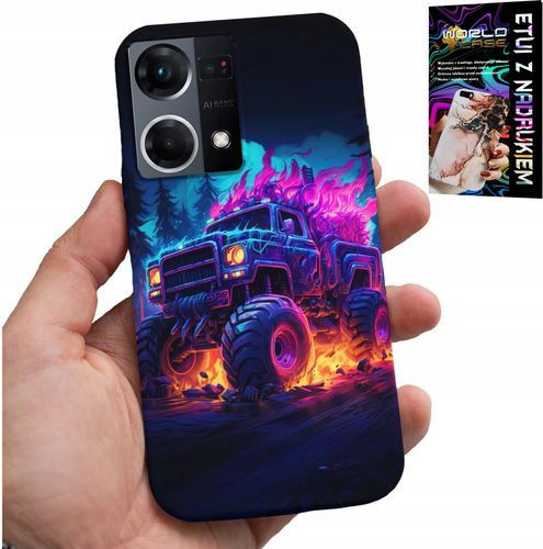 ETUI DO OPPO RENO7 4G - MONSTERTRUCK MEGA CIĘŻARÓWKA WZORY CASE na Arena.pl