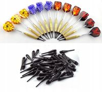 ZESTAW 12 PROFESJONALNYCH LOTEK RZUTEK + GROTY