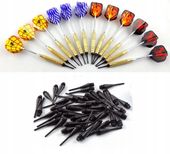 ZESTAW 12 PROFESJONALNYCH LOTEK RZUTEK + GROTY