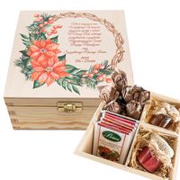 Zestaw prezentowy - pudełko na herbatę - prezent na święta