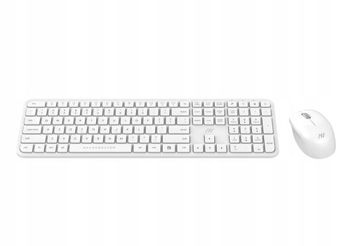 PEŁNOWYMIAROWA BEZPRZEWODOWA KLAWIATURA BLUETOOTH MEMBRANOWA BIAŁA na Arena.pl