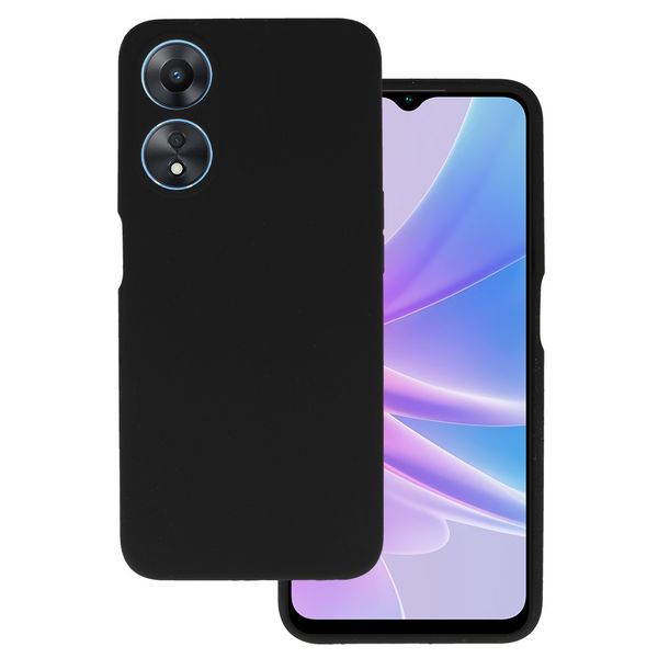 Silicone Lite Case do Oppo A78 5G czarny zdjęcie 1