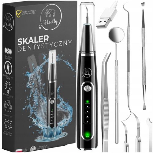 Skaler Ultradźwiękowy Do Zębów - 5 trybów do usuwania kamienia nazębnego na Arena.pl