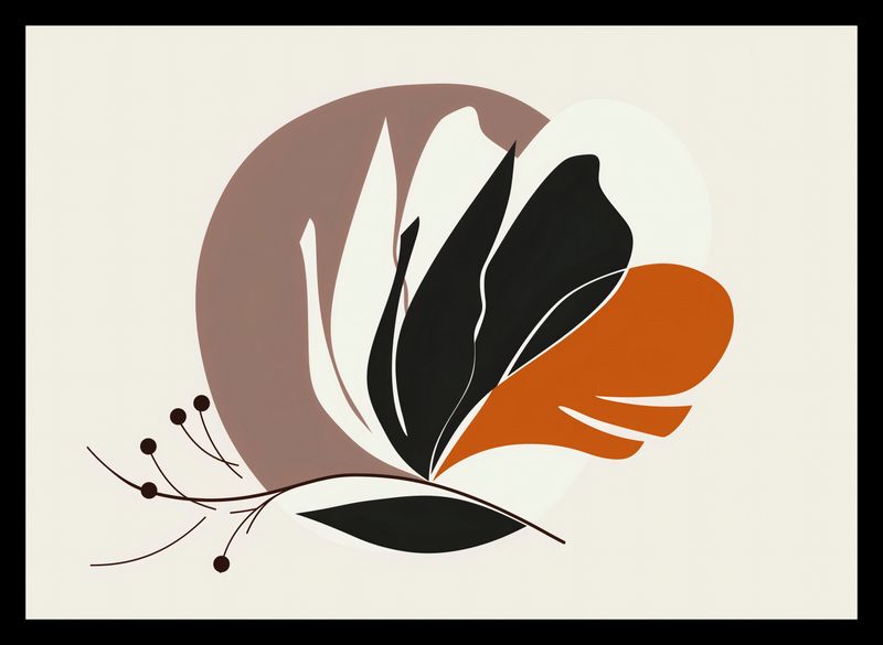 Plakat 35x25cm Elegancja Roślinna zdjęcie 2