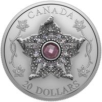Canada: Williamson Diamond Brooch $20 Srebro 2025 Matte Proof