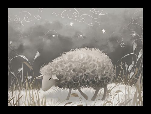 Plakat 18x13cm Bujna Owca na Arena.pl