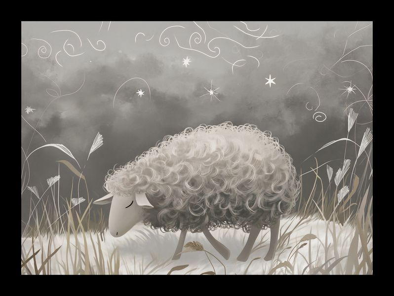 Plakat 18x13cm Bujna Owca zdjęcie 2