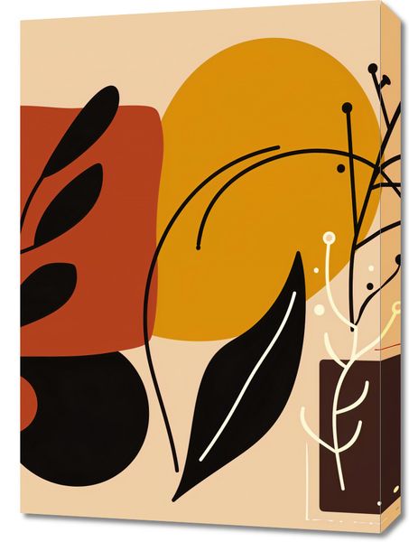 Obraz 50x70cm Ciepłe Kontury zdjęcie 1