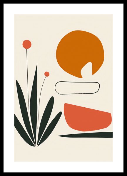 Plakat 61x91,5cm Abstrakcyjny Zen zdjęcie 3