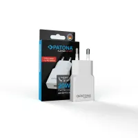 PATONA Platinum Ładowarka Flat GaN 20W PD3.0 biała