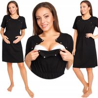 Koszula ciążowa na springi do karmienia do kangurowania ADRIA L/XL