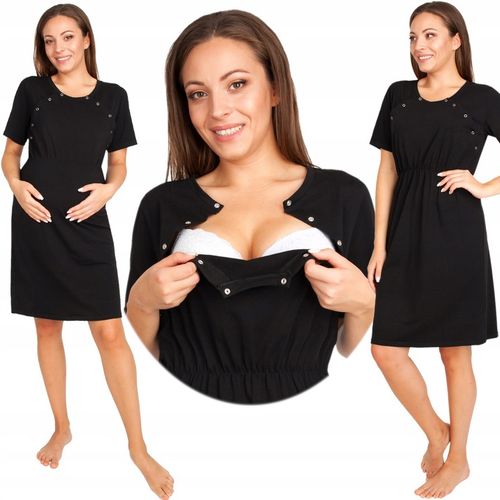 Koszula ciążowa na springi do karmienia do kangurowania ADRIA L/XL na Arena.pl
