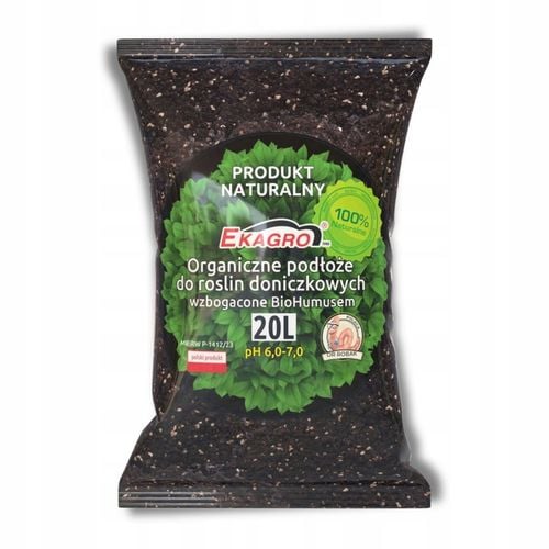 Podłoże do Roślin Doniczkowych 20L Bio Ziemia uniwersalna do kwiatów na Arena.pl