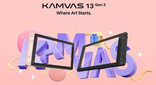 Tablet graficzny HUION Kamvas 13 Gen. 3 (2025) Czarny PenTech 4.0 PL + LEW na Arena.pl