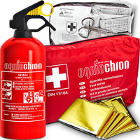 GAŚNICA SAMOCHODOWA OGNIOCHRON 1KG + APTECZKA OGNIOCHRON