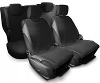 KOSZULKI POKROWCE SAMOCHODOWE KOMPLET GRAFITOWY KOMPLET POKROWCÓW NA FOTELE