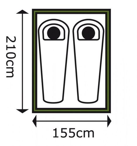 Namiot Move 2 osobowy Limonkowy na Arena.pl