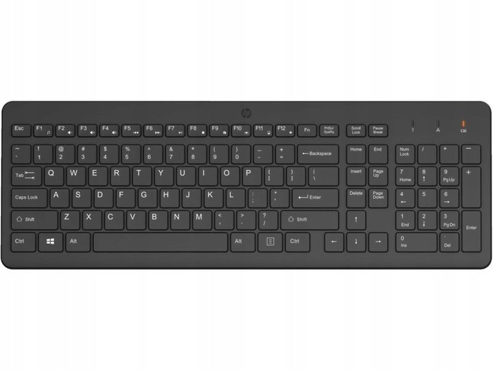 Klawiatura bezprzewodowa HP 220, Bateria 16 msc, cicha praca, USB 2,4 GHz zdjęcie 1
