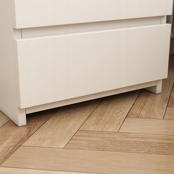 Szafka nocna biała loft nowoczesna 40cm zdjęcie 2